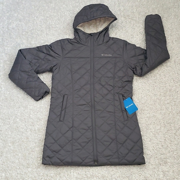 NWT Columbia Quilted Sherpa Long Lenght Winter Jacket - Picture 3 of 11
